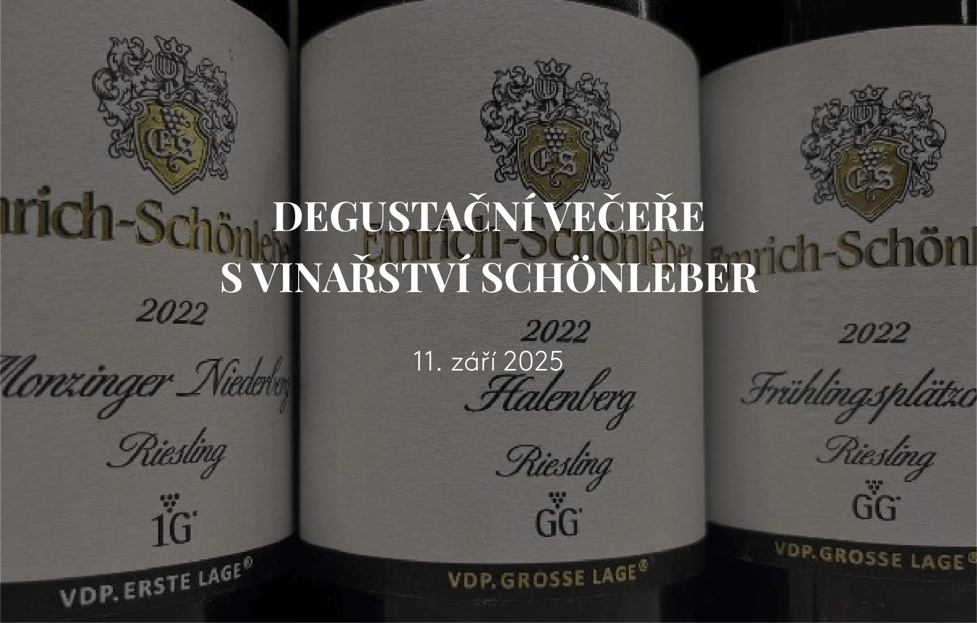 DEGUSTAČNÍ VEČEŘE S VINAŘSTVÍM SCHÖNLEBER