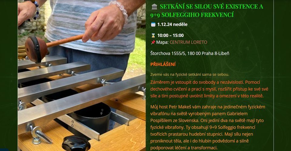 Setkání se silou své EXISTENCE Roman Slabyhoud a host Petr Makeš Solfeggio frekvence