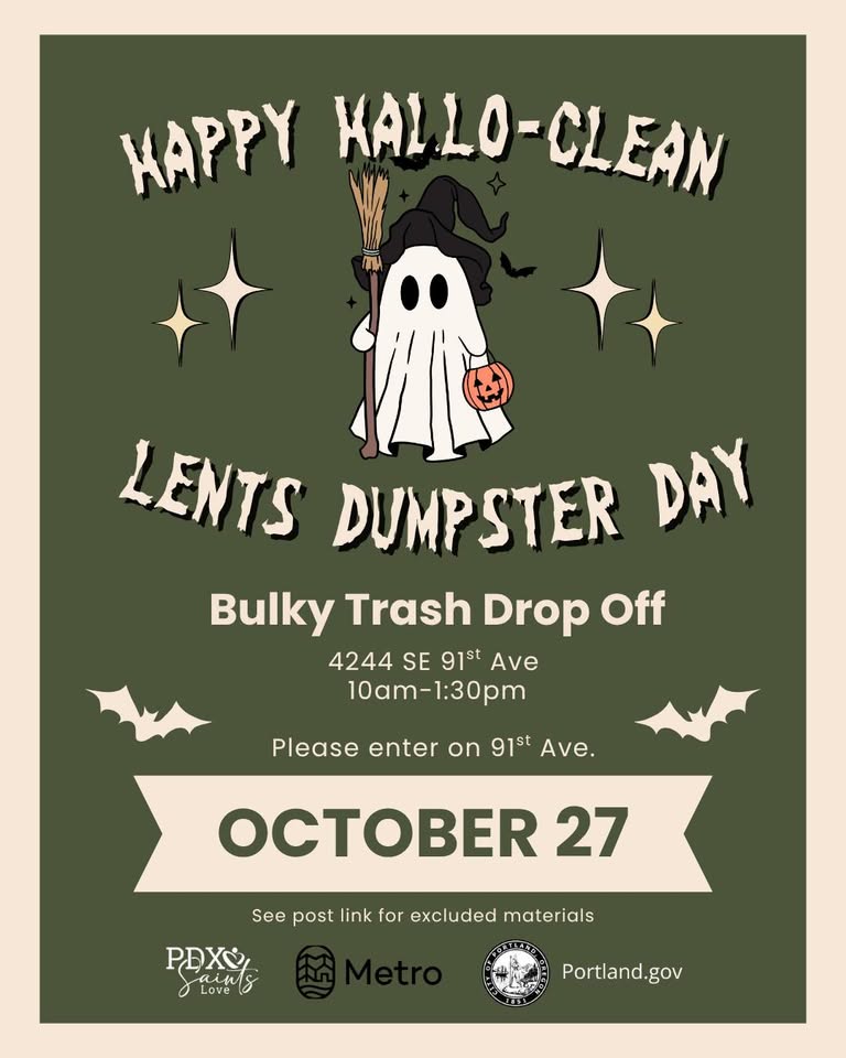 Hallo-Clean Lents Dumpster Day
