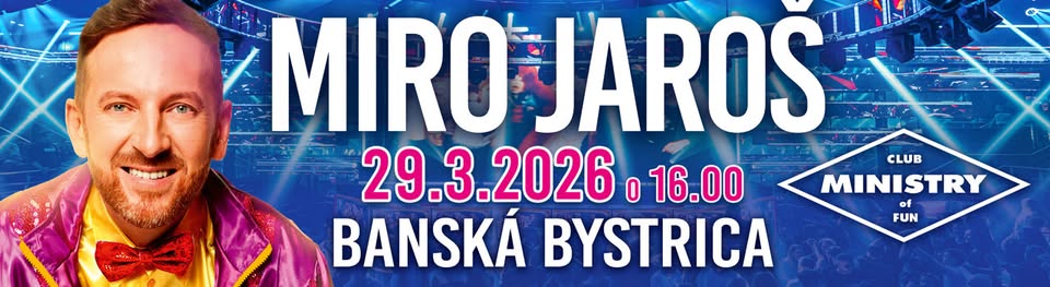 MIRO JAROŠ - RODINNÁ DISKO SHOW v Ministry of Fun