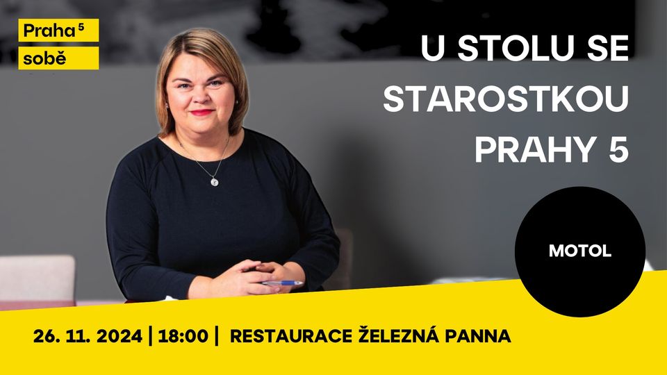 U stolu se starostkou Prahy 5 v Motole