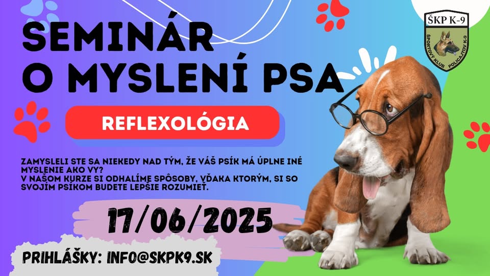 Reflexológia- seminár o myslení psa