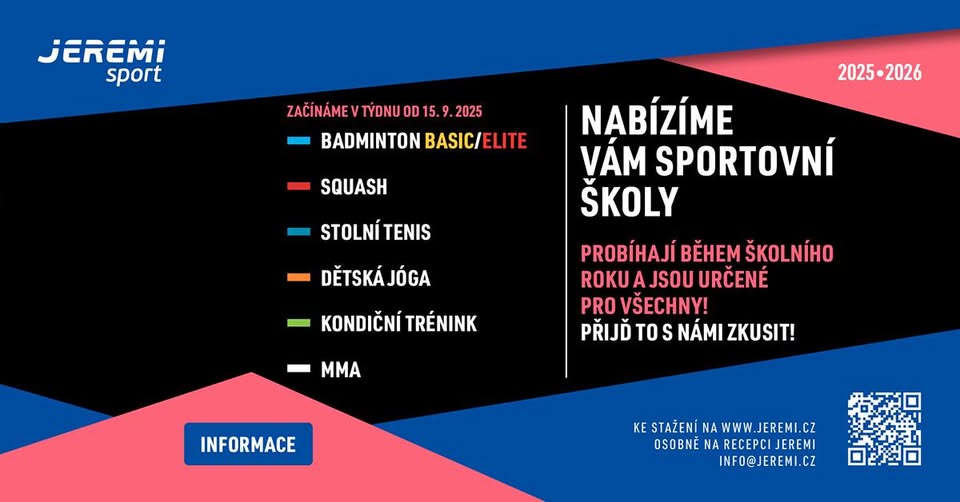 Nábor do sportovních škol