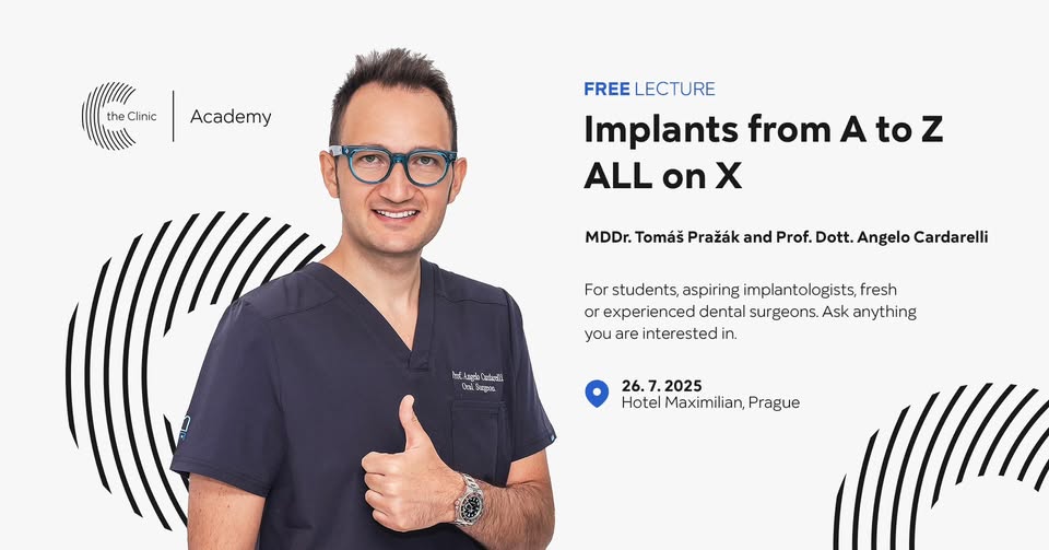 Implantáty od A do Z, ALL on X - přednáška ZDARMA | Implants from A to Z, ALL on X - FREE lecture