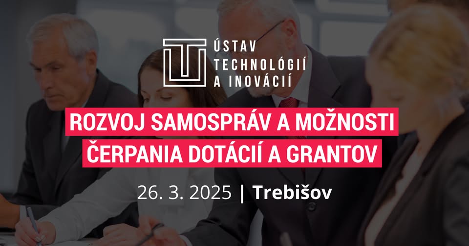 Bezplatný odborný seminár v Trebišove - ROZVOJ SAMOSPRÁV
