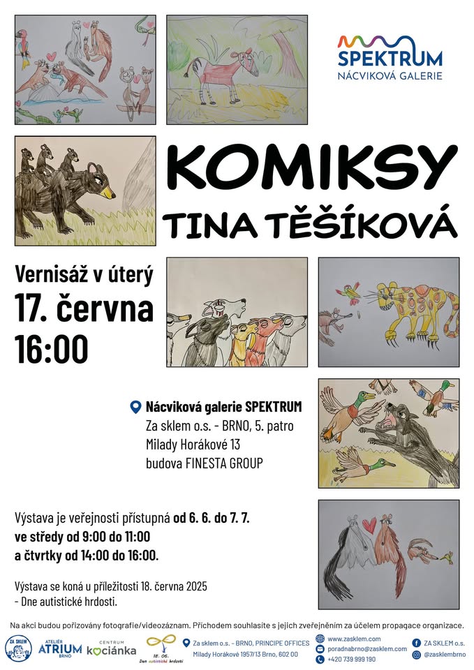 Vernisáž výstavy KOMIKSY