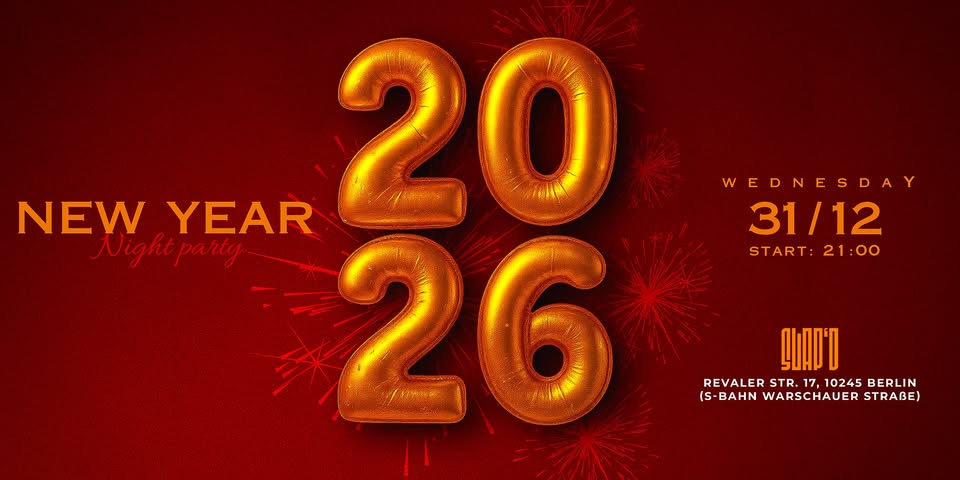 New Year's Eve Party 2025 - Slap´ D Berlin · Afrobeats / Dancehall / Bongo Flava ·