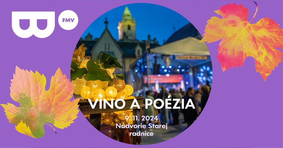 Festival mladého vína 2024: VÍNO A POÉZIA