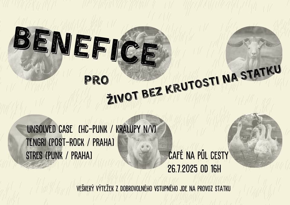 BENEFICE pro Život bez krutosti na statku (Unsolved Case // Tengri  // Stres )