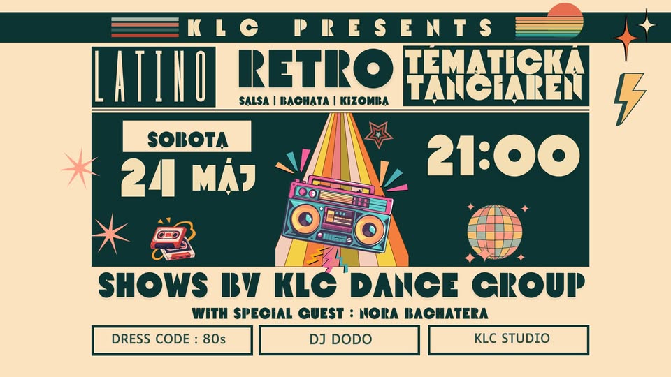 Retro tématická SBK Tančiareň & Shows by KLC