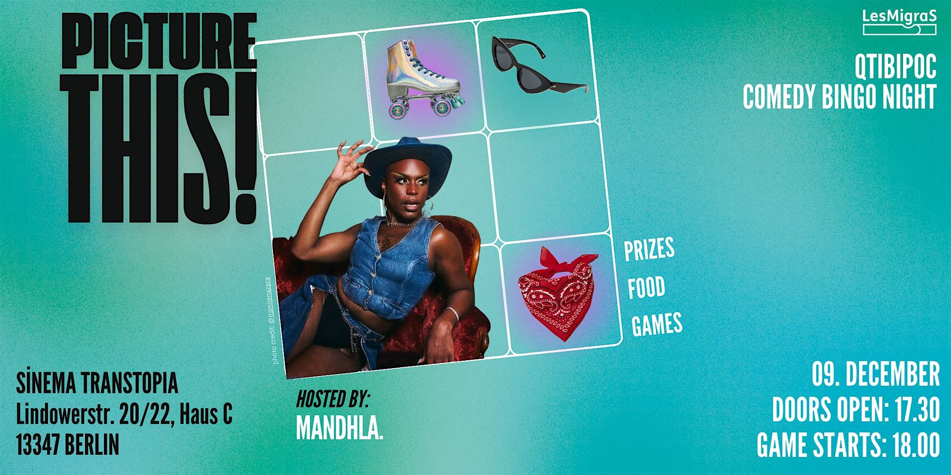 Picture This! QTIBIPOC Comedy Bingo Night