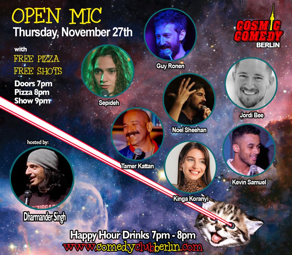 Cosmic Comedy Berlin OPEN-MIC THURSDAY
