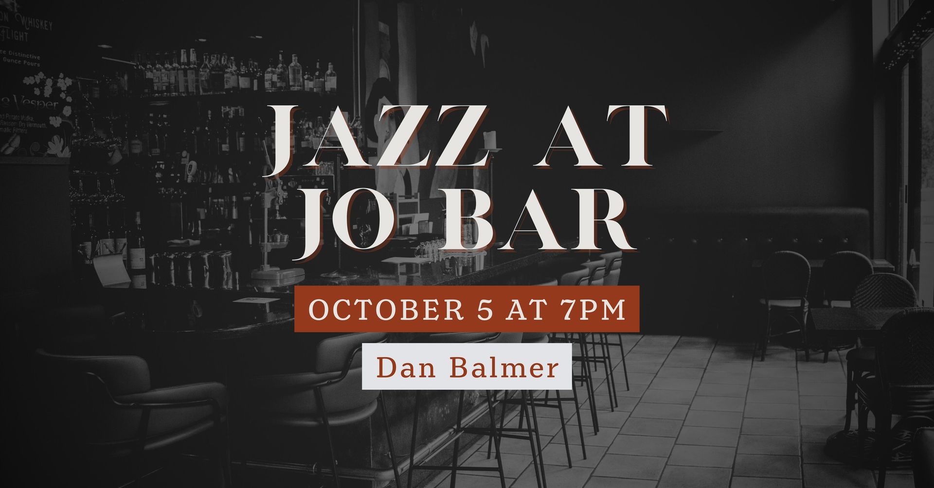Jazz at Jo Bar: Dan Balmer