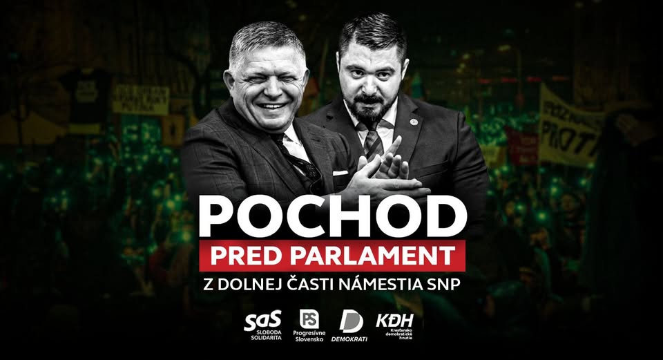 Pochod za odstúpenie Pavla Gašpara