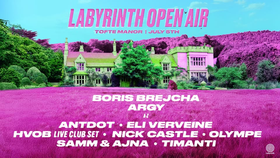 Labyrinth Open Air at Tofte Manor: Boris Brejcha, Argy, HVOB, Antdot, Samm & Ajna & more