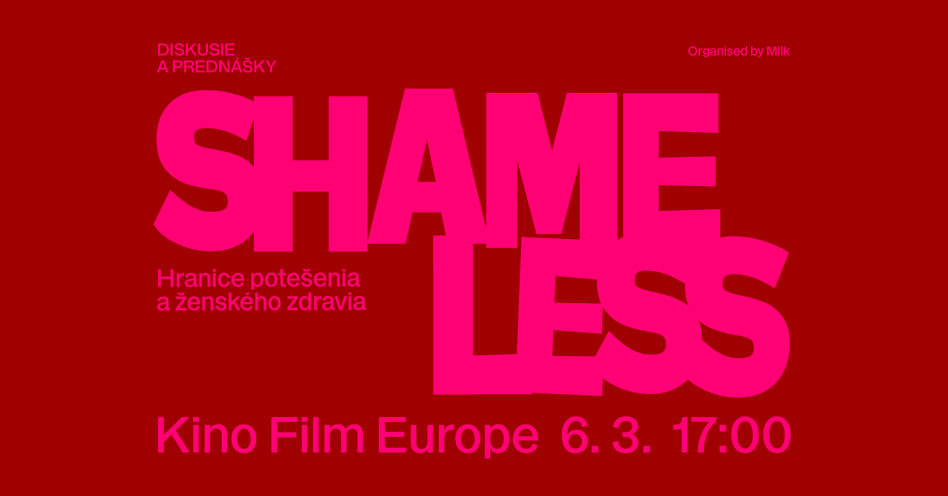SHAMELESS: Hranice potešenia a ženského zdravia