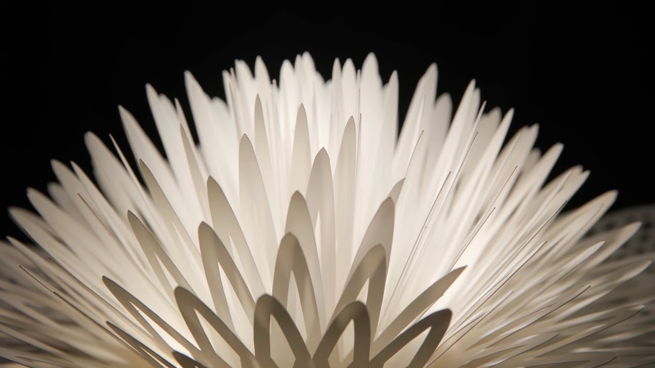Salt-ice origami opera