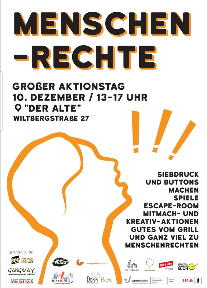 Große Aktionstag - internationale Tag der Menschenrechte