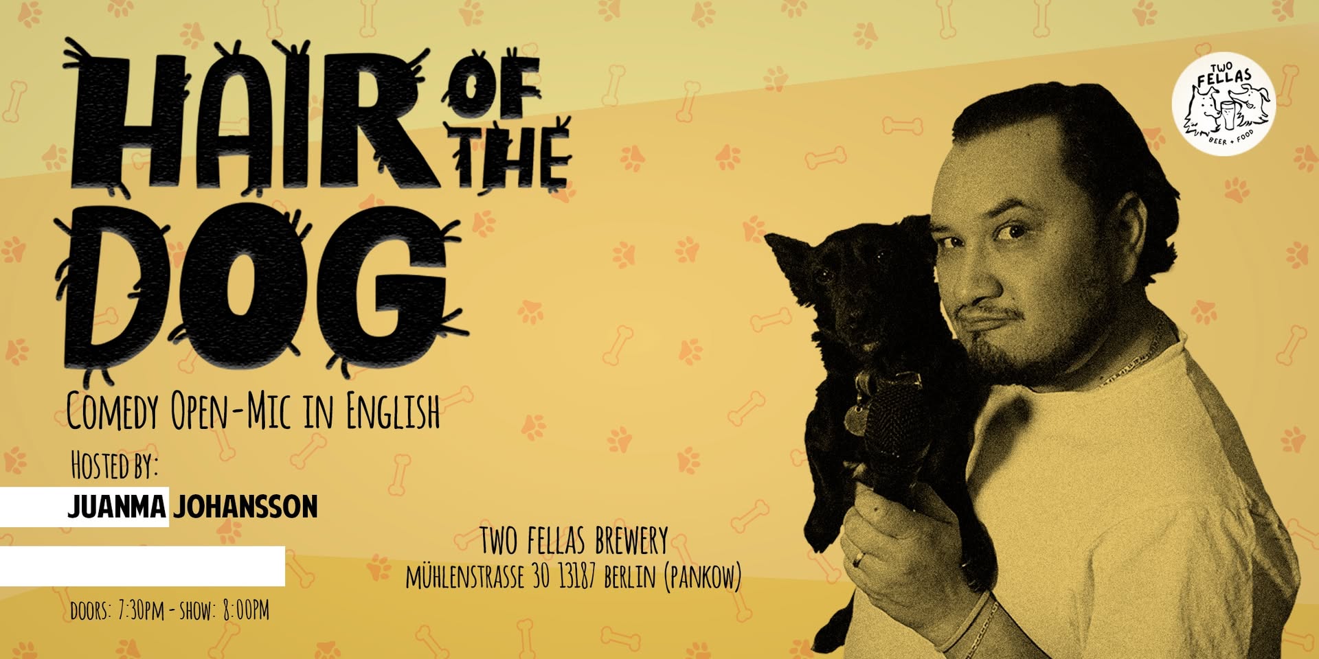 Hair of the Dog – Open Mic Comedy in English