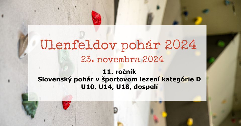 Ulenfeldov pohár 2024