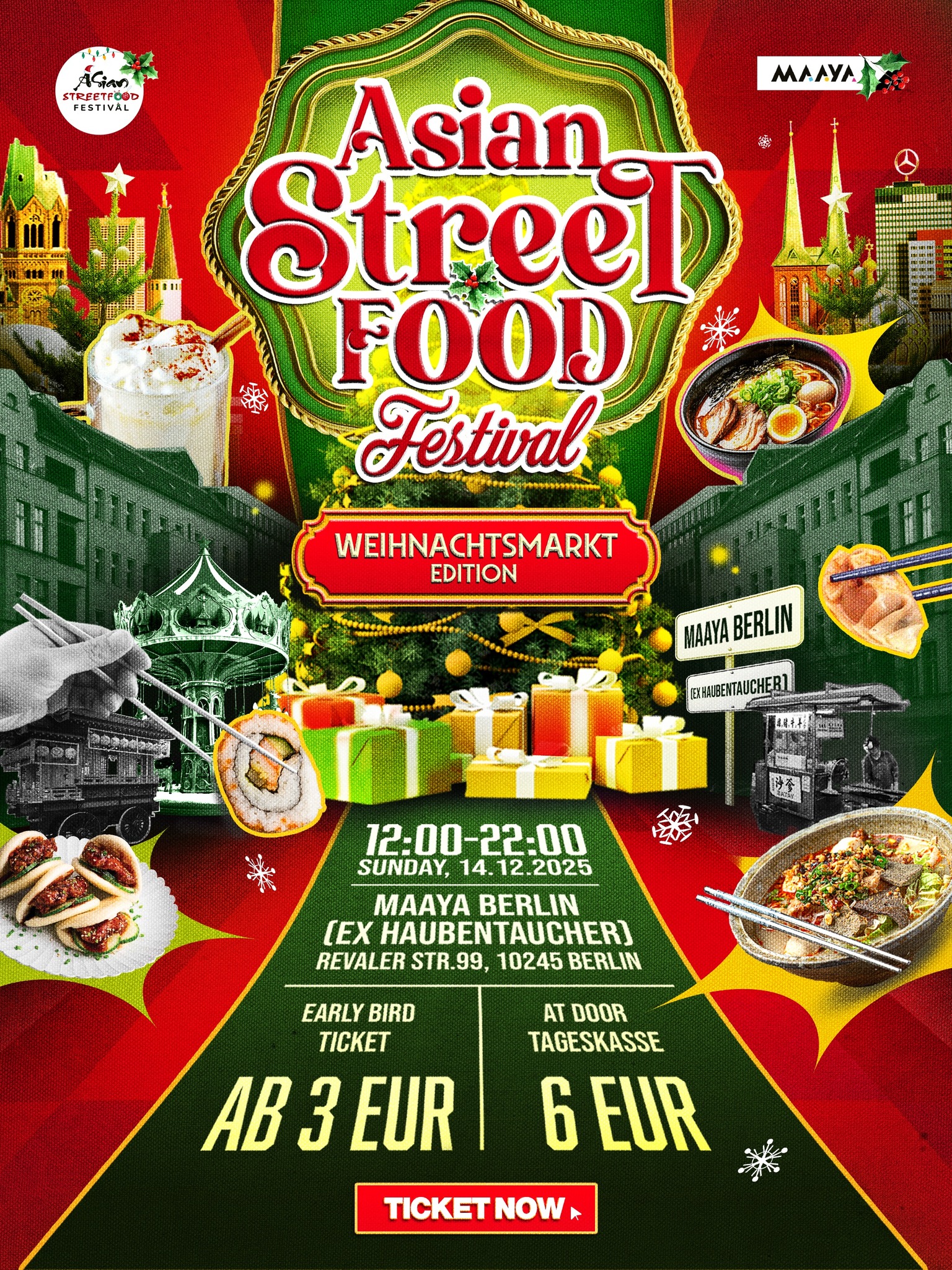 Asian Street Food Festival - Weihnachtsmarkt Edition🎄