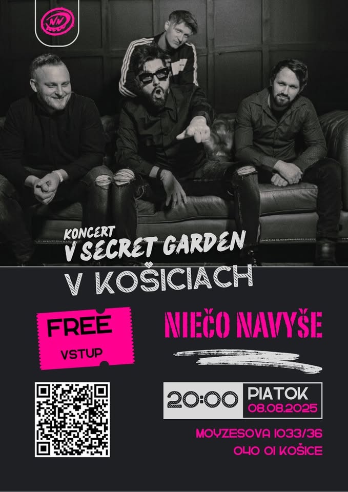 KONCERT NIEčO NAVYšE v srdci Košíc (Punk Rock)