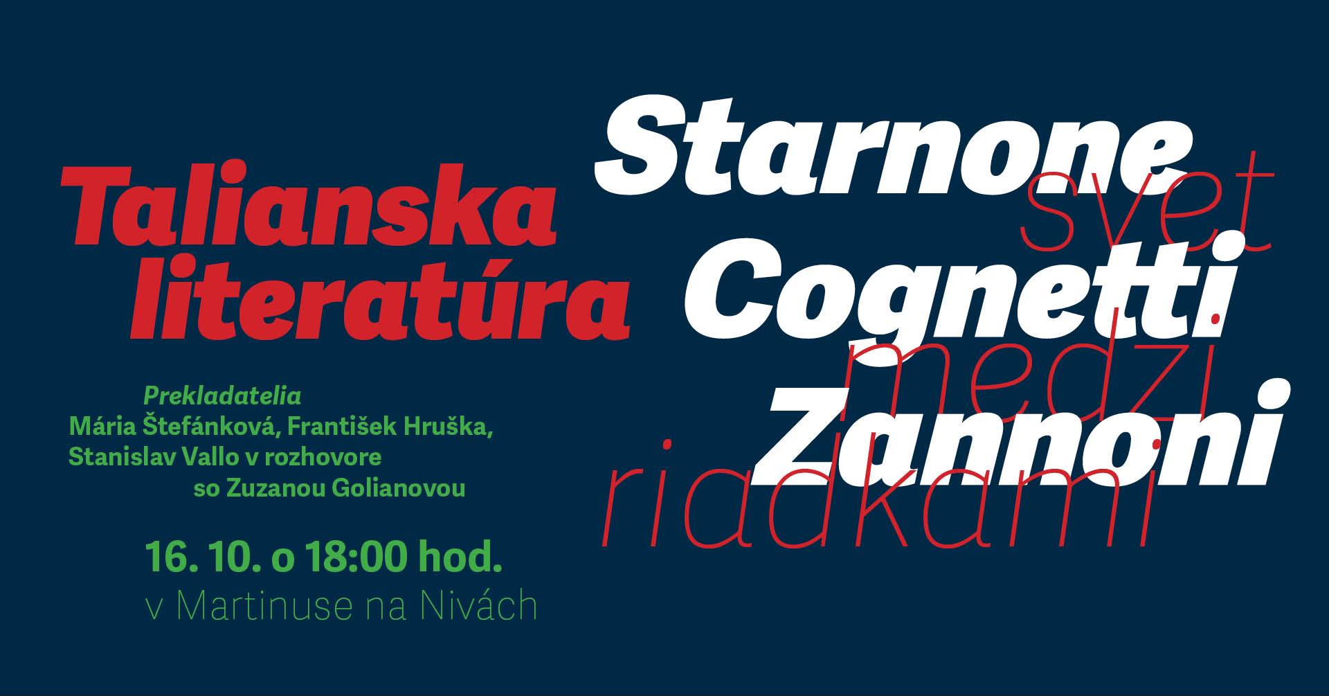 Literárne stretnutie s prekladateľmi z taliančiny