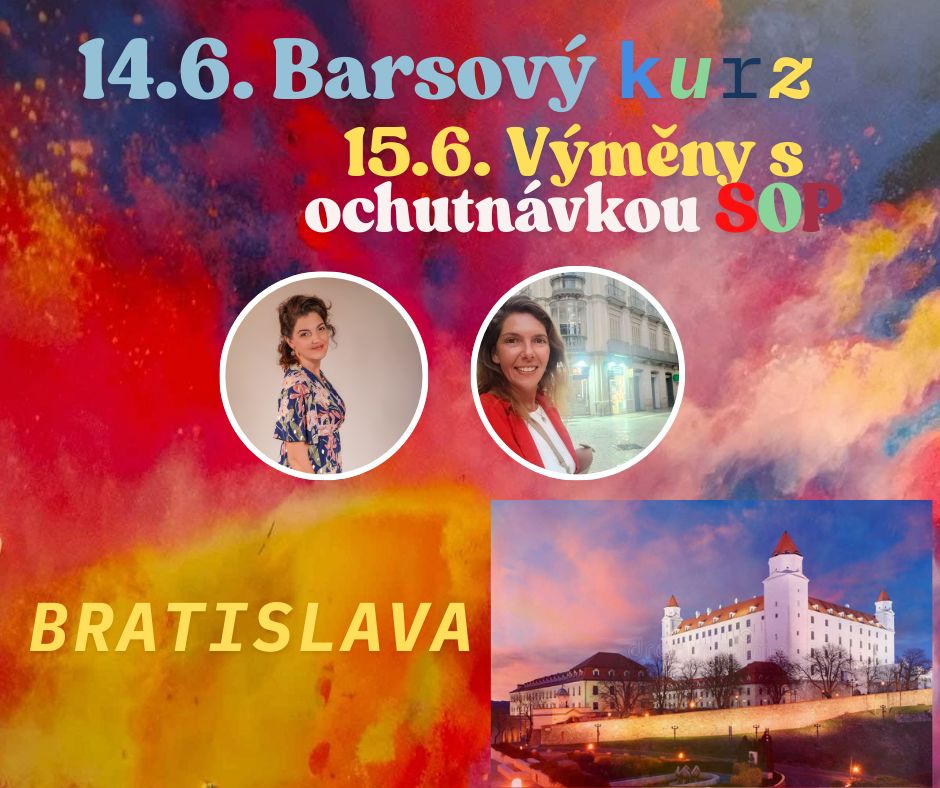14.6. Access bars kurz & 15.6. výměny s ochutnávkou SOP 💫 Bratislava