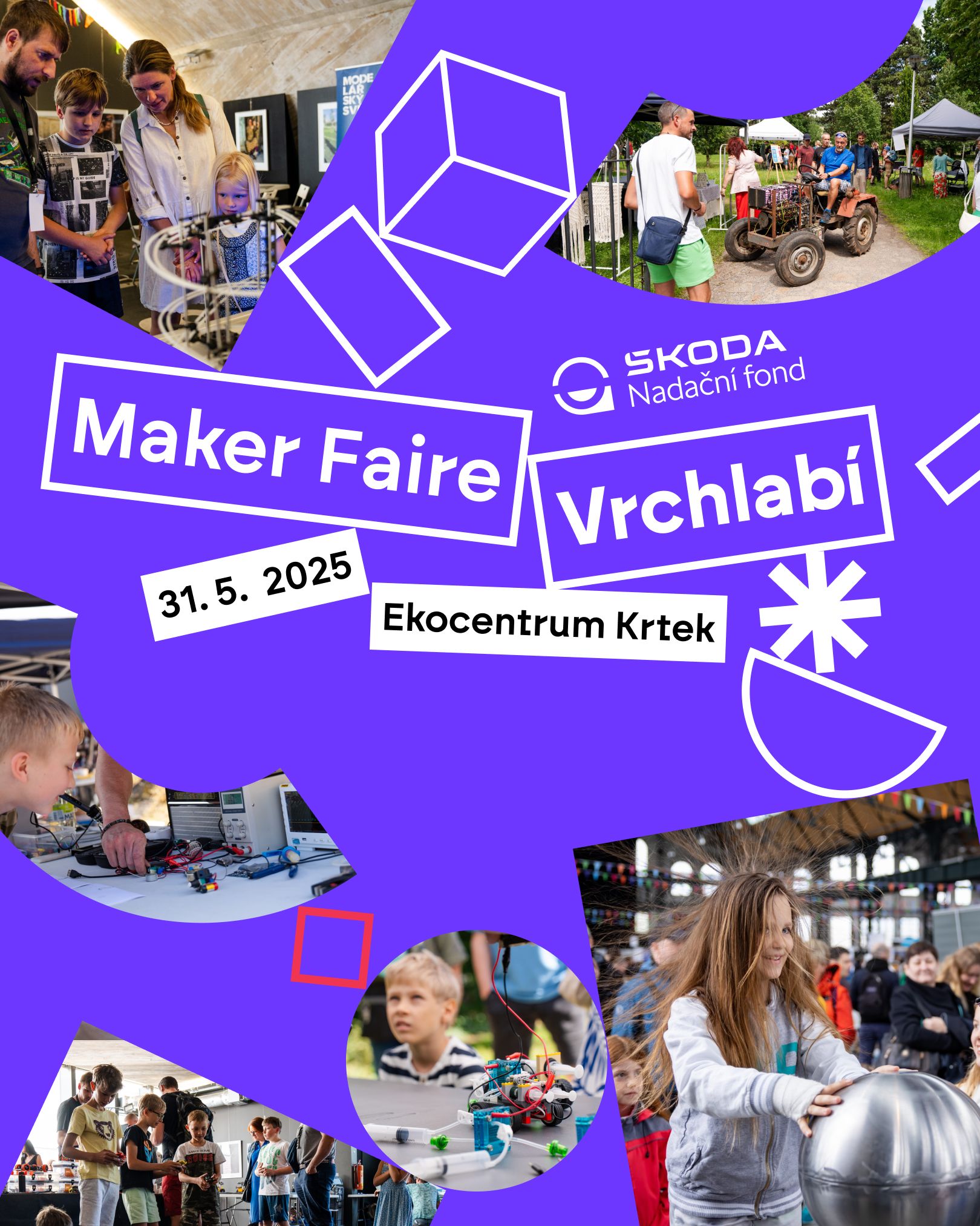 Maker Faire Vrchlabí 2025 - Přehlídka inovátorů a vynálezců
