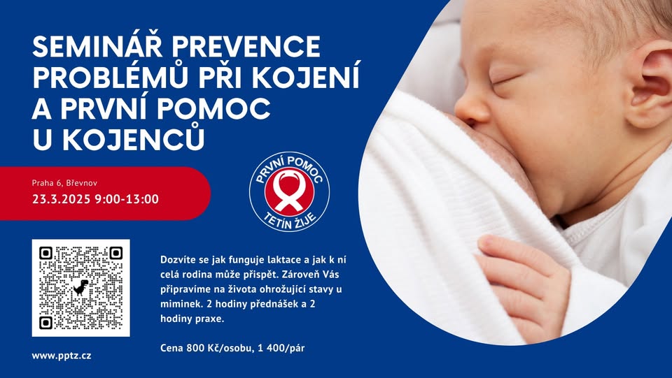 Seminář prevence problémů při kojení a první pomoc u kojenců
