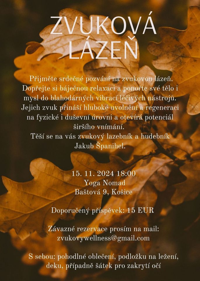 Zvuková lázeň Košice
