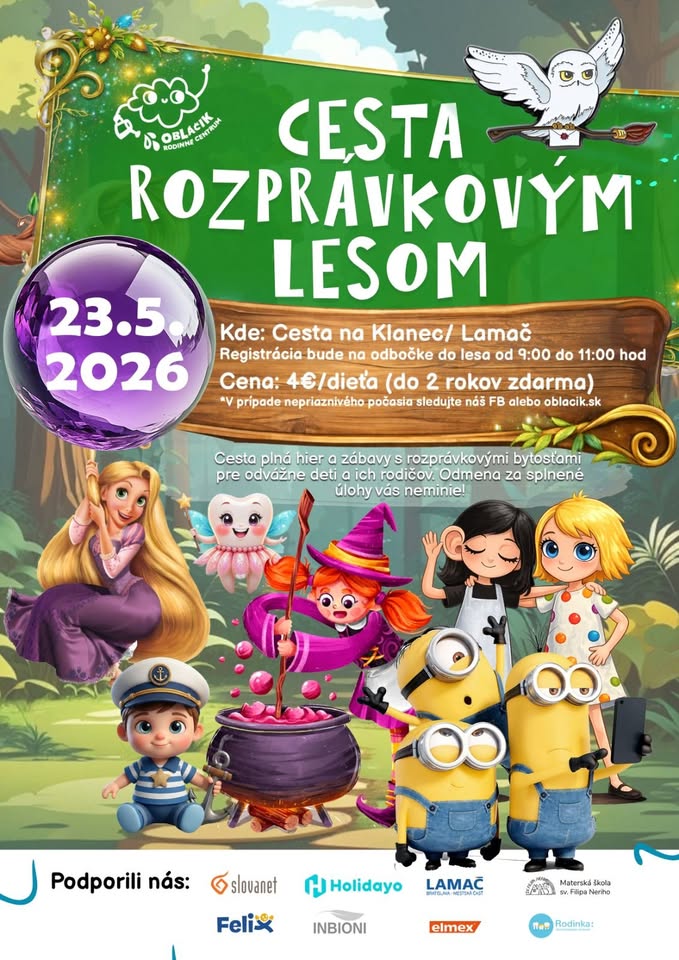 Cesta rozprávkovým lesom! 🔮✨️