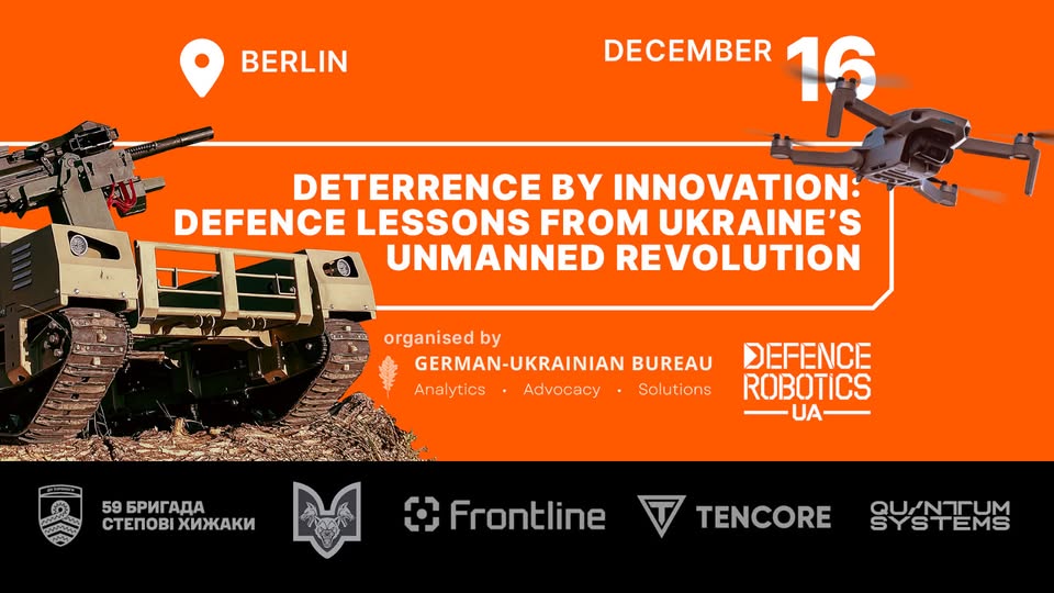 Deterrence by Innovation: Defence Lessons from Ukraine’s Unmanned Revolution