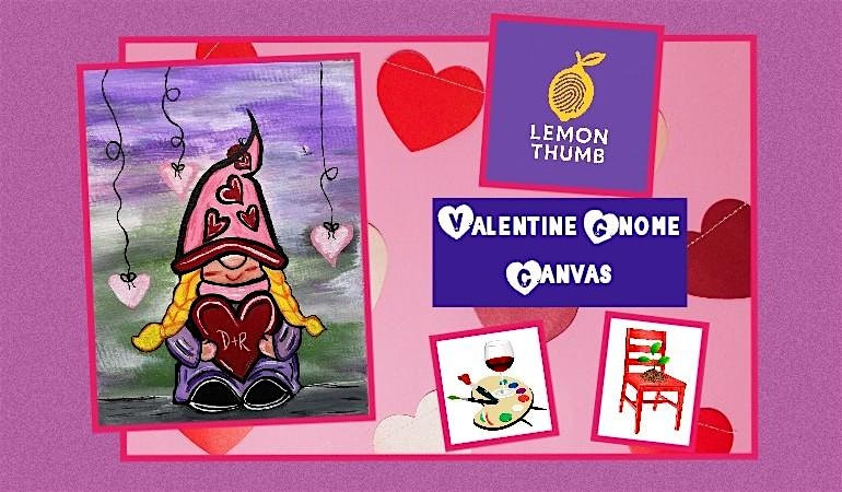Valentine Gnome Canvas