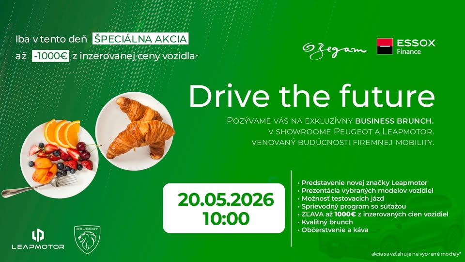 Drive the future - Brunch v showroome Peugeot a Leapmotor