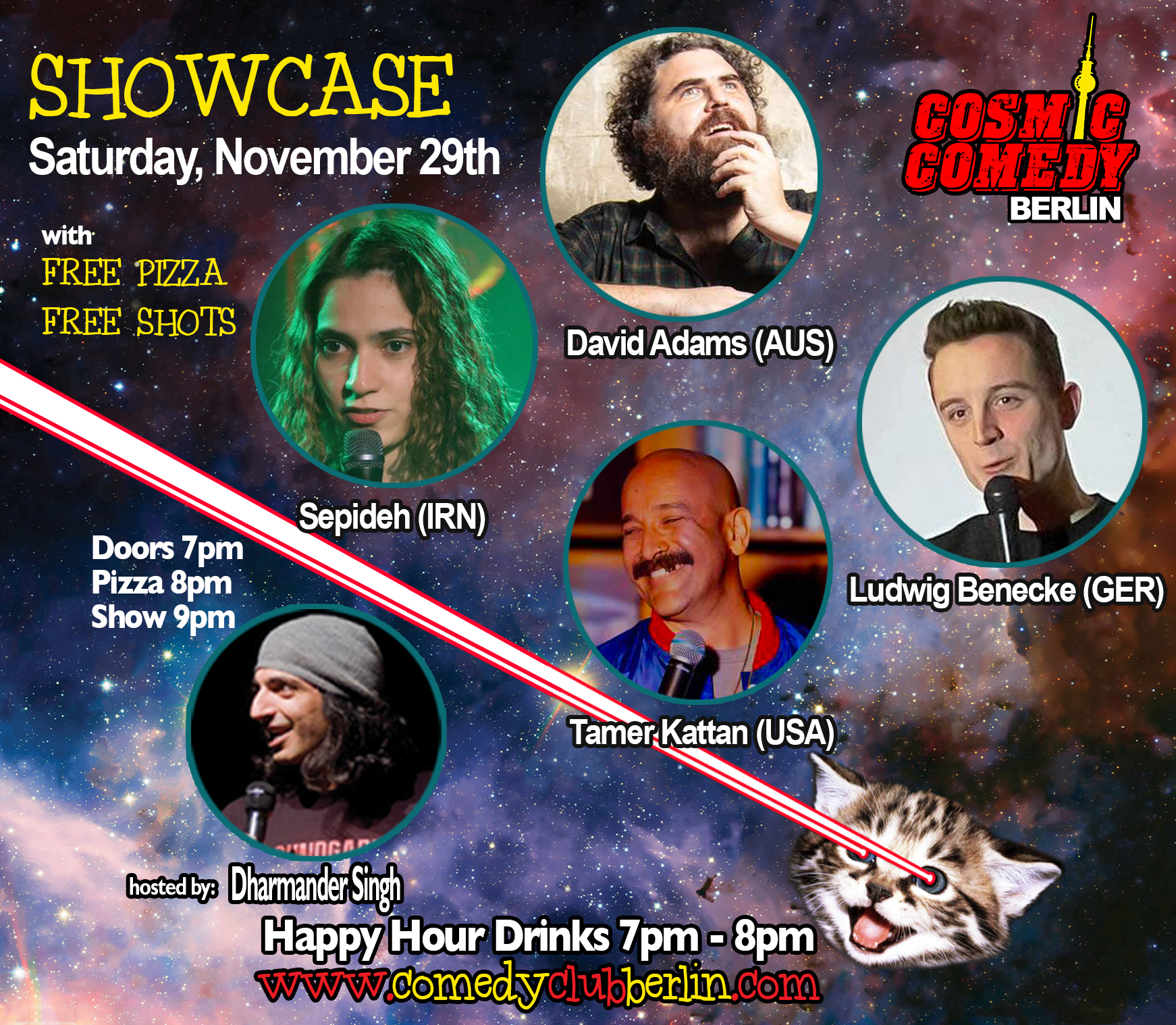 Cosmic Comedy Berlin SHOWCASE SATURDAY