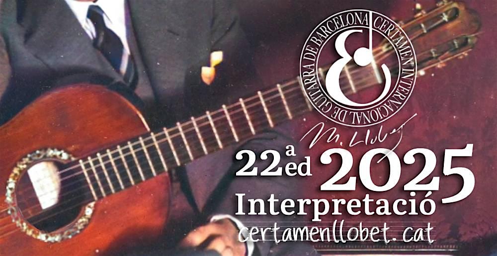CERTAMEN LLOBET 2025 - Presentació i classificació