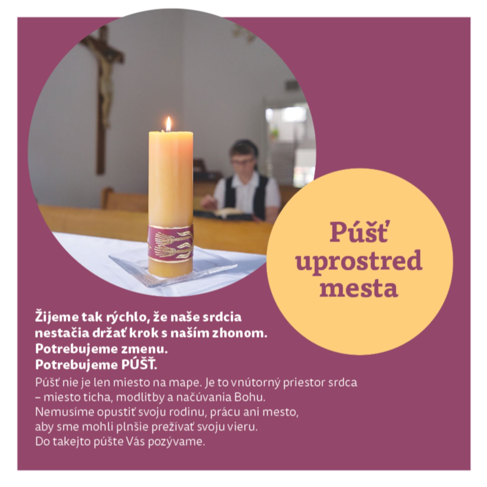 2. TICHO, v ktorom hovorí Boh (séria celodenných duchovných stretnutí)