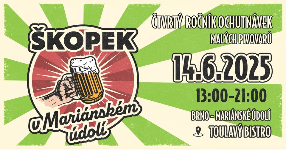 Škopek v Mariánském údolí / 14.6.2025 / 13:00-21:00 / Toulavý Bistro /