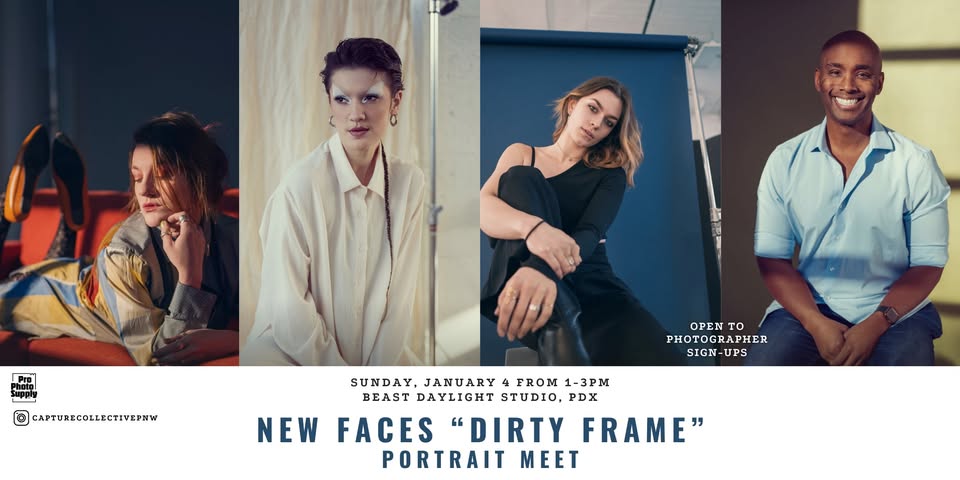 "New Faces: Dirty Frame" Portrait Meet