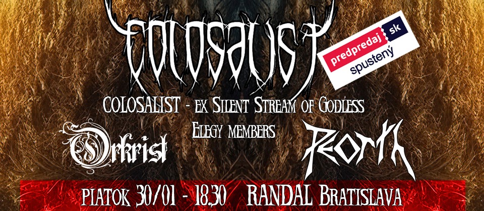 Colosalist, Orkrist, Peorth - koncert metalových skupín