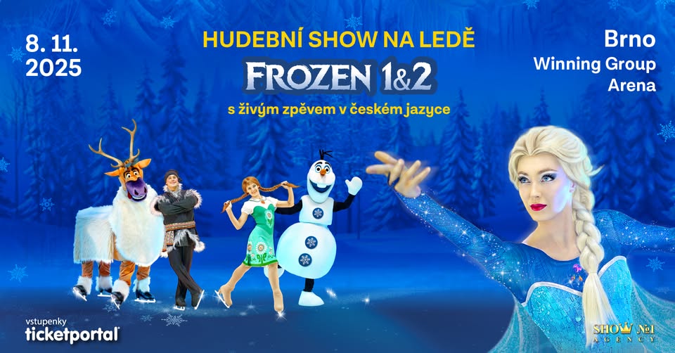 Frozen 1&2 - Hudební show na ledě - Brno