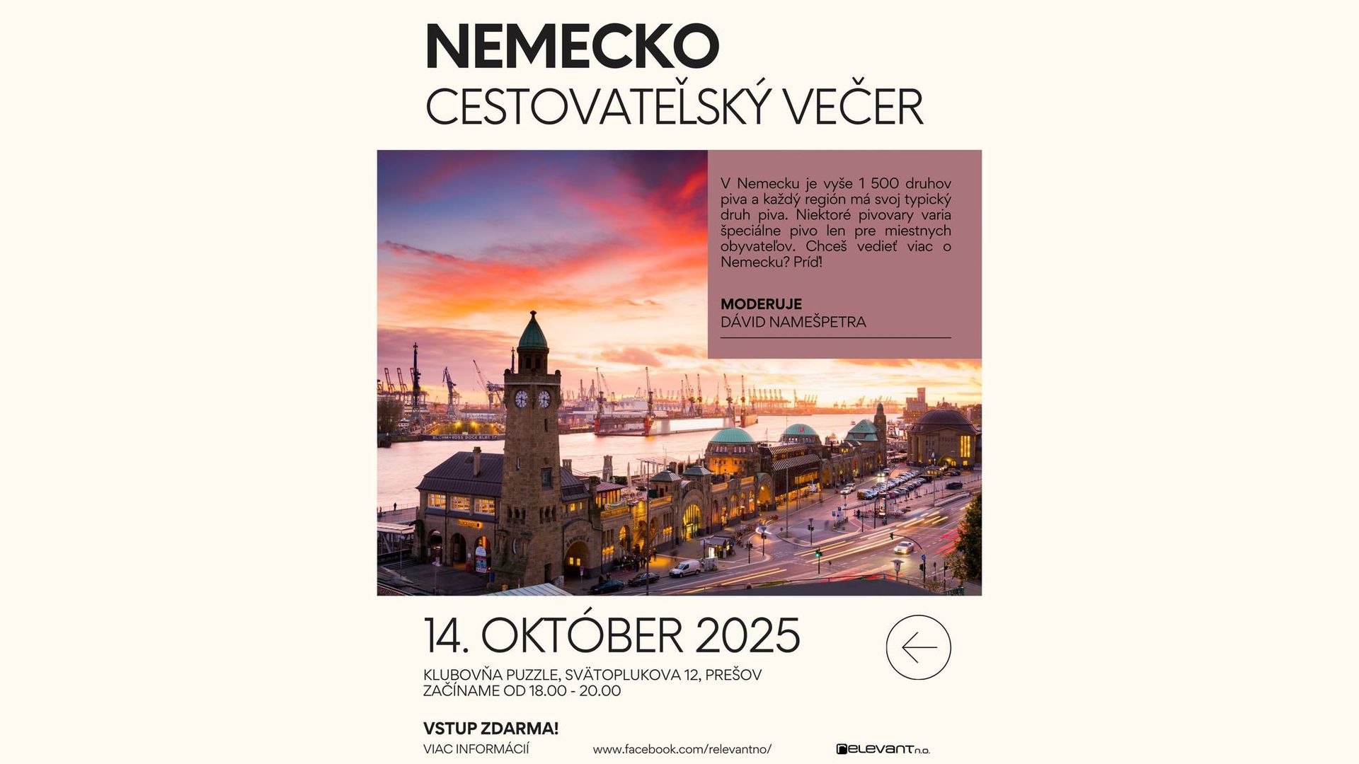 Cestovateľský večer: Nemecko