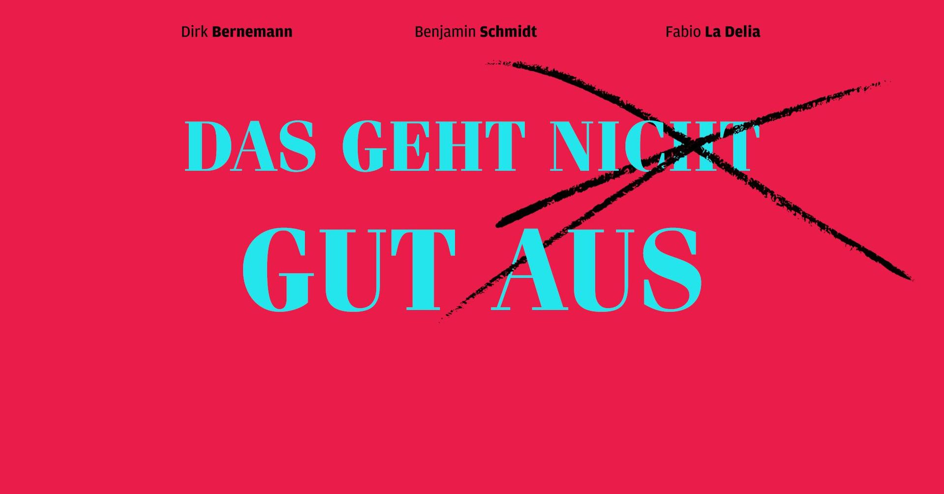 Buchpremiere: Das geht nicht gut aus