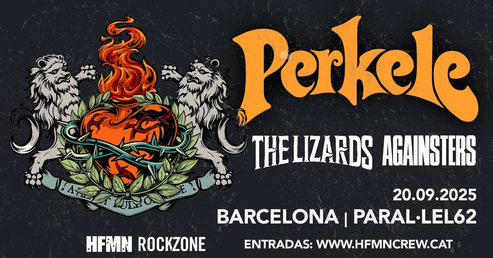 Perkele + The Lizards + Againsters (20/09/2025) BARCELONA @ Paral.lel 62