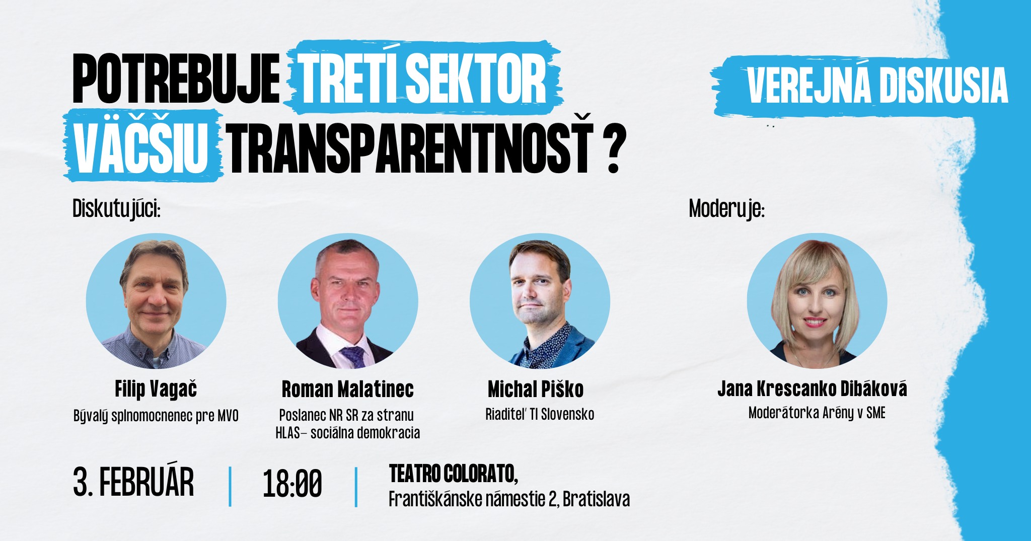 Diskusia: Potrebuje tretí sektor väčšiu transparentnosť?