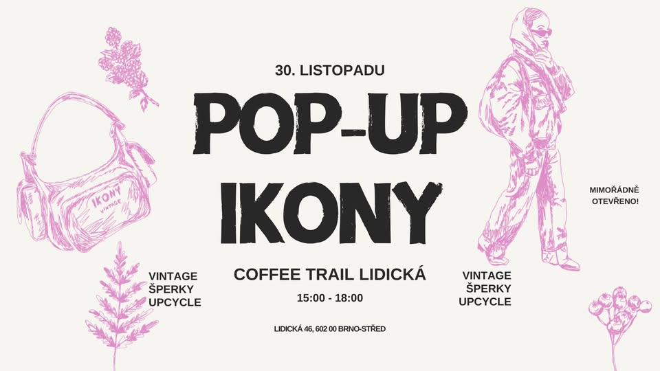 Pop-up~Trail Lidická x Ikony vintage