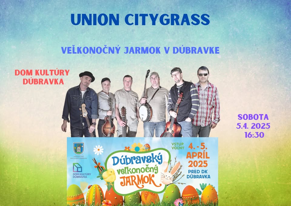Union Citygrass na Veľkonočnom jarmoku v Dúbravke