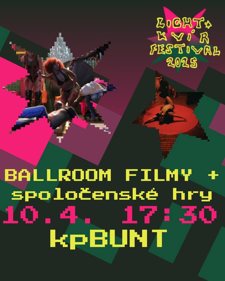 BALLROOM FILMY + SPOLOČENSKÉ HRY + HIV TESTOVANIE
