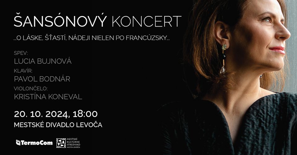 Šansónový koncert Lucia Bujnová